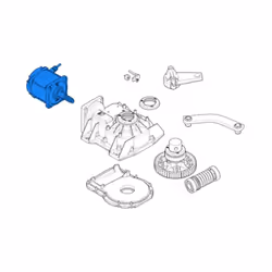 CAME - PIÈCE DÉTACHÉE ORIGINALEGROUPE MOTEUR POUR FROG-A24E FROG-A24.119RIA088