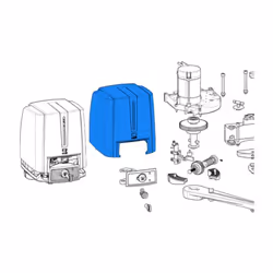 CAME - PIÈCE DÉTACHÉE ORIGINALECOUVERCLE MOTORÉDUCTEUR FAST40 FA4024CB FA4024 FA40230CB FA40230119RID370