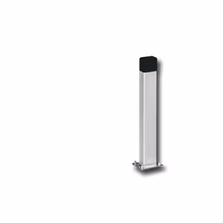 CAME - COLONNETTE EN ALUMINIUM ANODISÉ NATURELACCESSOIRE POUR PHOTOCELLULES SÉRIE DELTA (DELTA-I ; DELTA-SI)HAUTEUR = 0,5 MÈT ...