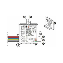 RSLV001 modulo slave per gestione automazione da abbinare a RETH001 - Came
