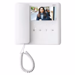 Visiophone couleur BPT Came AGT V, avec combiné et écran de 5 pouces, touches soft-touch, images brillantes, fonctions avancé ...