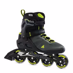 Rollerblade Macroblade 80, Adultes, Mâle, Noir, Vert, Monochromatique, Bottes montantes, Noir, Vert