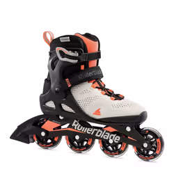 Rollerblade Macroblade 80 W, Adultes, Femelle, Noir, Orange, Blanc, Monochromatique, Bottes montantes, Rollerblades