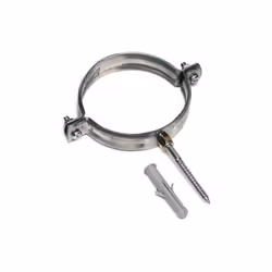 Collier de cheminA e en acier inoxydable avec vis A goujon? 10 cm 100 mm
