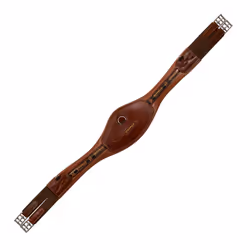 Sangle de saut anatomique pour cheval en cuir Acavallo