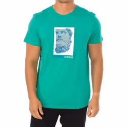 Bikkembergs Homme T-Shirt Sticker Vert