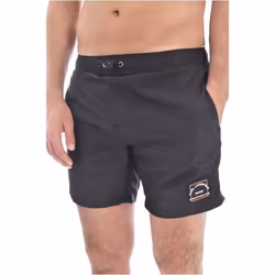 Short de bain noir - Karl Lagerfeld - Homme - Coupe droite - Taille élastiquée - 3 poches