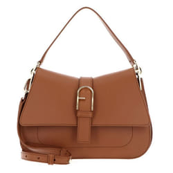 FURLA Sac à épaule brun clair en cuir pour femme - Flow Top Handle M Brandy 284868