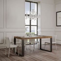 Table extensible - TECNO - Tecno 160 - Noyer - 10 places - Rectangulaire