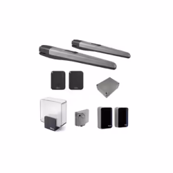 Kit pour l'automatisation de portails battants avec des vantaux jusqu'à 3 m, 24 Vdc, montage en surface, idéal pour une utili ...