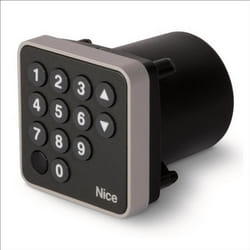 Nice - Sélecteur numérique 12 touches encastrées avec la technologie BlueBUS et un corps métallique anti-effraction code : edsib