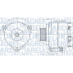 Alternateur MAGNETI MARELLI 063731593010