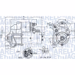 Démarreur MAGNETI MARELLI 063720681010