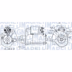 Démarreur MAGNETI MARELLI 063721275010 - Vue supplémentaire 3
