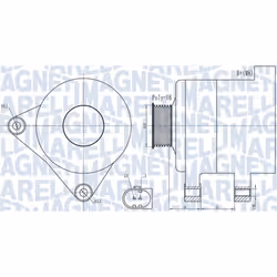 Alternateur MAGNETI MARELLI 063731986010