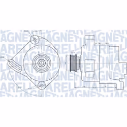 Alternateur MAGNETI MARELLI 063731886010