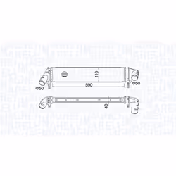 Refroidisseur d'air d'admission MAGNETI MARELLI 351319205260