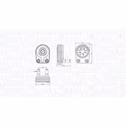Radiateur d'huile, huile moteur MAGNETI MARELLI 350300001400