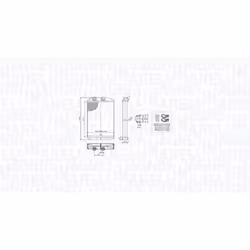Échangeur de chaleur, chauffage habitacle MAGNETI MARELLI 350218519000
