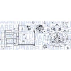 Démarreur MAGNETI MARELLI 063721491010