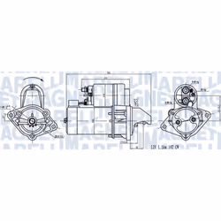 Démarreur MAGNETI MARELLI 063720519010