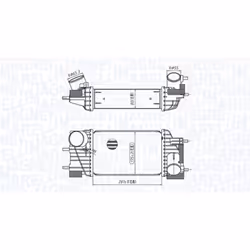 Refroidisseur d'air d'admission MAGNETI MARELLI 351319205820