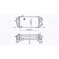 Refroidisseur d'air d'admission MAGNETI MARELLI 351319205770