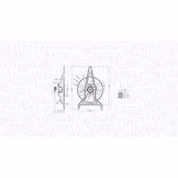 Ventilateur, refroidissement moteur MAGNETI MARELLI 069422867010