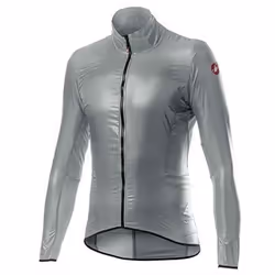 Veste Anti-Vent - Castelli - Aria Shell - Gris Argent - Homme - Taille L