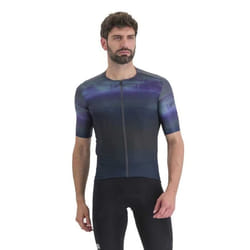T-Shirt - Sportful - Flow SUPERGIARA JRS - Galaxy Blue Black - Manches courtes - Respirant