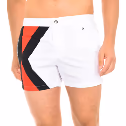 Karl Lagerfeld Maillot de bain homme avec logo Homme Blanc