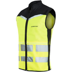 Dainese Explorer Packable High Vis Gilet, noir-jaune, taille L pour Hommes
