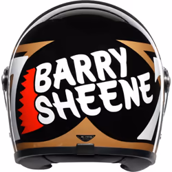 AGV Legends X3000 Barry Sheene Casque, noir-blanc-or, taille XS pour Hommes - Vue supplémentaire 4