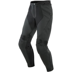 Dainese Pony 3 Pantalon en cuir de moto perforé, noir, taille 48 pour Hommes