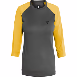 Dainese High Gravity Bondi Maillot de vélo de dames, gris-jaune, taille S pour Femmes