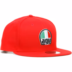 AGV 9Fifty Snapback casquette, rouge pour Hommes