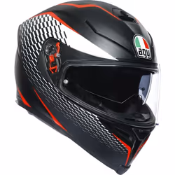 AGV K-5 S casque, noir-blanc, taille 2XL pour Hommes