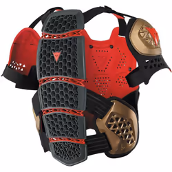 Dainese MX1 Roost Guard Veste protectrice, brun, taille L XL 2XL pour Hommes