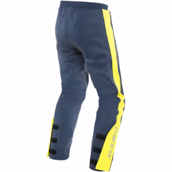 Dainese Storm 2 Pantalon de pluie de moto, bleu-jaune, taille S pour Hommes