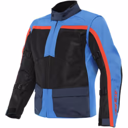 Dainese Outlaw Tex Veste textile moto, noir-rouge-bleu, taille 60 pour Hommes