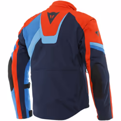 Dainese Ranch Tex Veste textile de moto, rouge-bleu, taille 46 pour Hommes