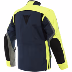 Dainese Alligator Tex Veste textile de moto, bleu-jaune, taille 48 pour Hommes