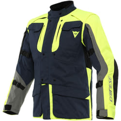 Dainese Alligator Tex Veste textile de moto, bleu-jaune, taille 52 pour Hommes