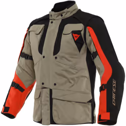 Dainese Alligator Tex Veste textile de moto, noir-brun, taille 48 pour Hommes