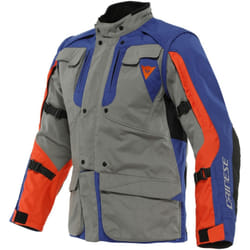 Dainese Alligator Tex Veste textile de moto, gris-bleu, taille 50 pour Hommes