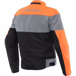 Dainese Elettrica Air Tex Veste textile moto, noir-orange, taille 52 pour Hommes