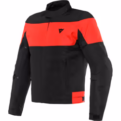 Dainese Elettrica Air Tex Veste textile moto, noir-rouge, taille 50 pour Hommes