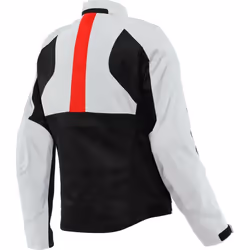 Dainese Risoluta Air Tex Veste textile de moto de dames, noir-gris-rouge, taille 50 pour Femmes
