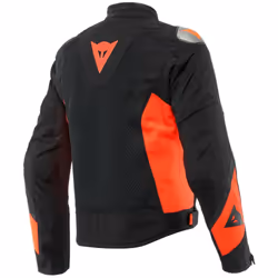 Dainese Energyca Air Tex Veste textile de moto, noir-rouge, taille 48 pour Hommes