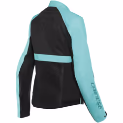 Dainese Ribelle Air Tex Veste textile de moto pour femmes, noir-bleu, taille 40